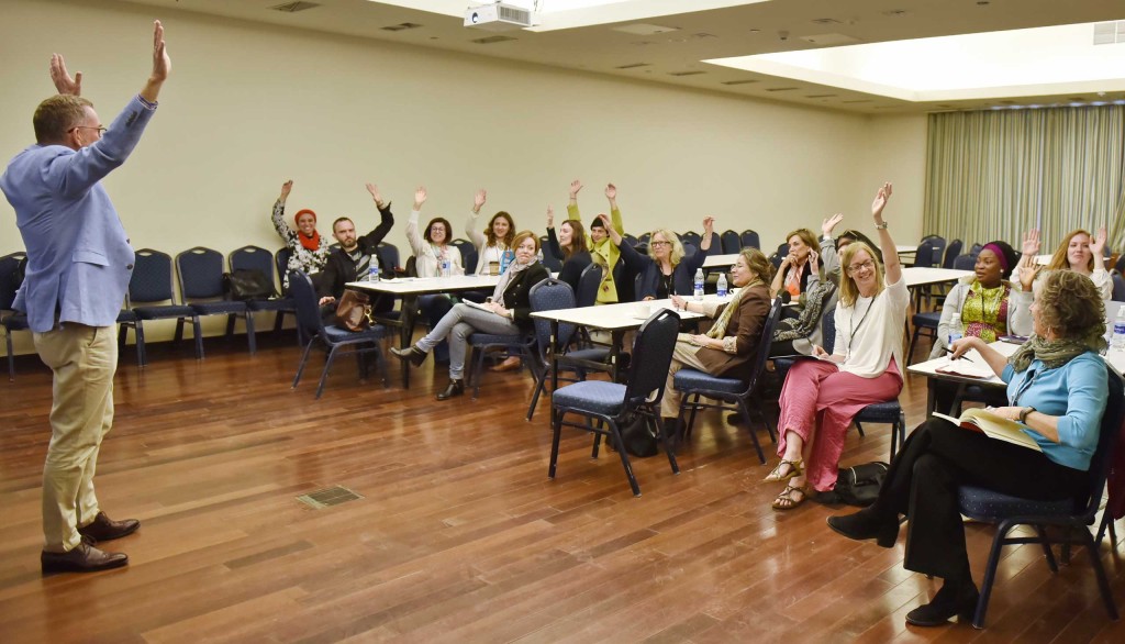 Paul Prinsloo leading a workshop at TALIX (Feb 2018).