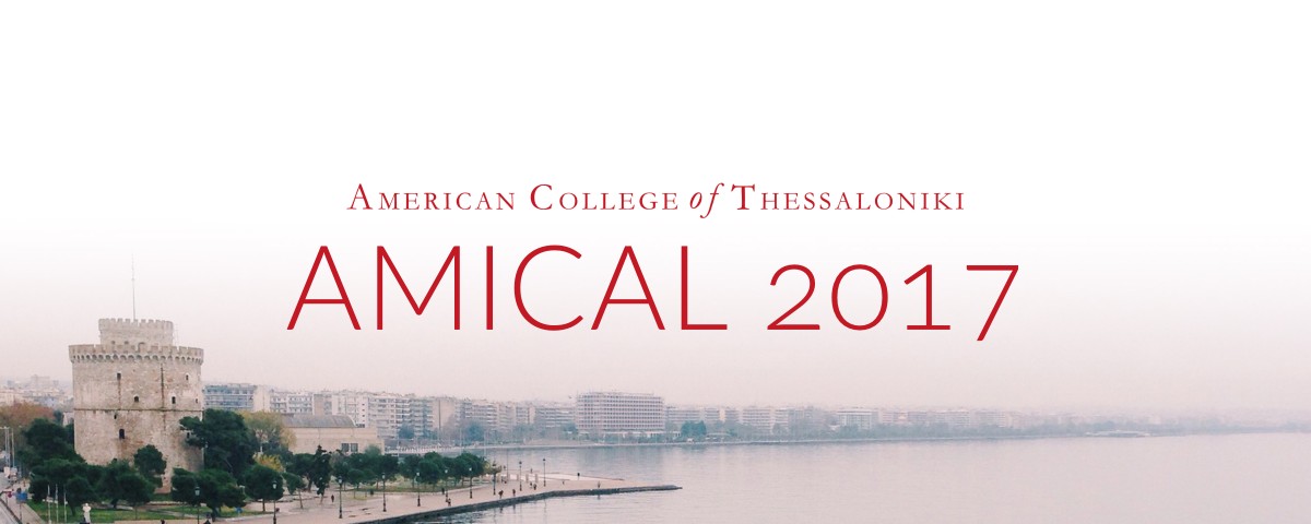 AMICAL 2017, at the American College of Thessaloniki of Thessaloniki