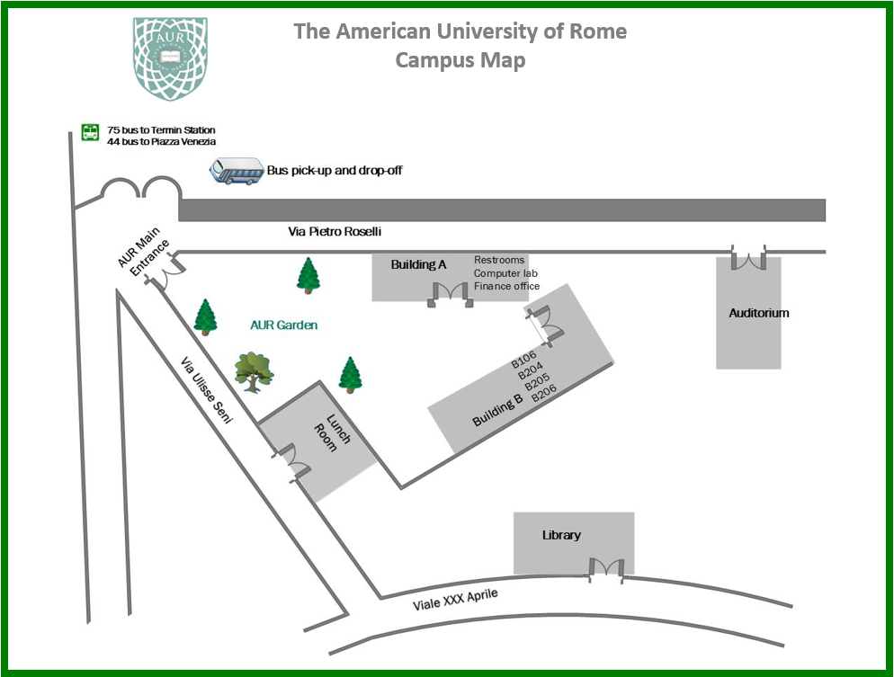 AUR campus map